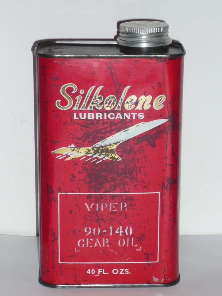 Silkolene gear oil can Image