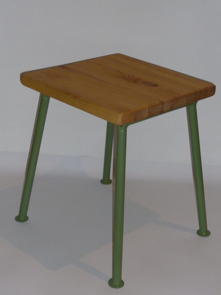 Industrial end table Image